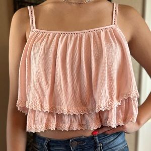 LA Hearts Pink Top